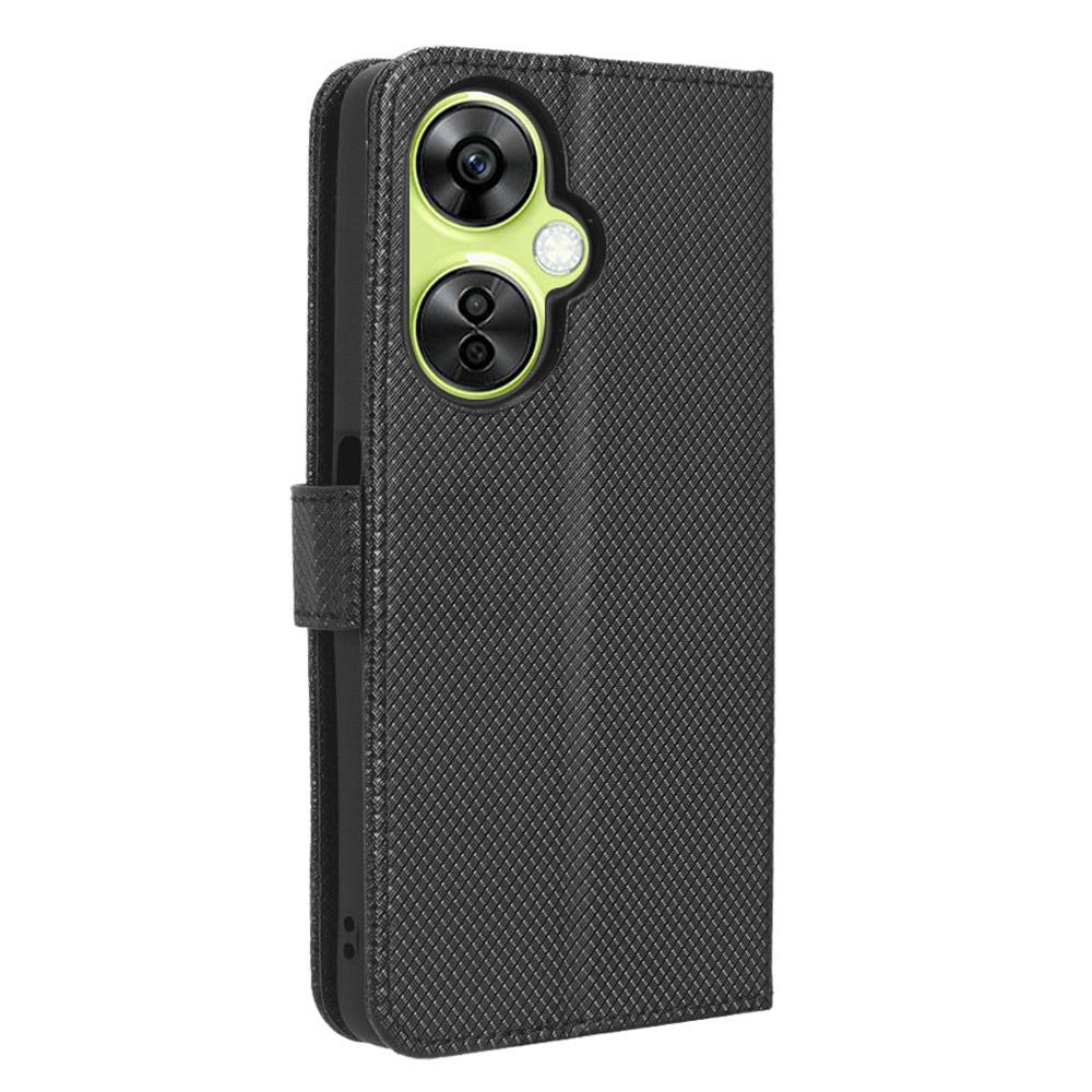 For OnePlus Nord CE 3 Lite 5G/Nord N30 5G Phone Case Wallet Stand Diamond Texture Phone Leather Cover