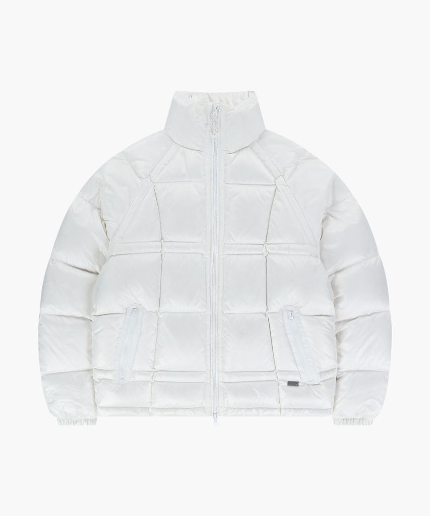 Hdex Matte Block Duck Down Puffer (Off-White)