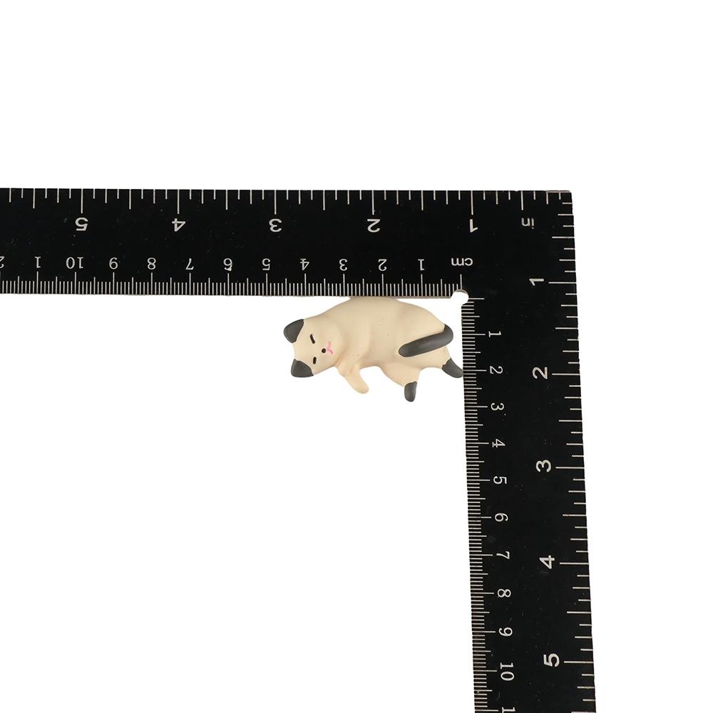 Simulation Cat Resin Accessories Resin Lazy Cat Miniatures Simulated Cat Fridge Ornaments Car