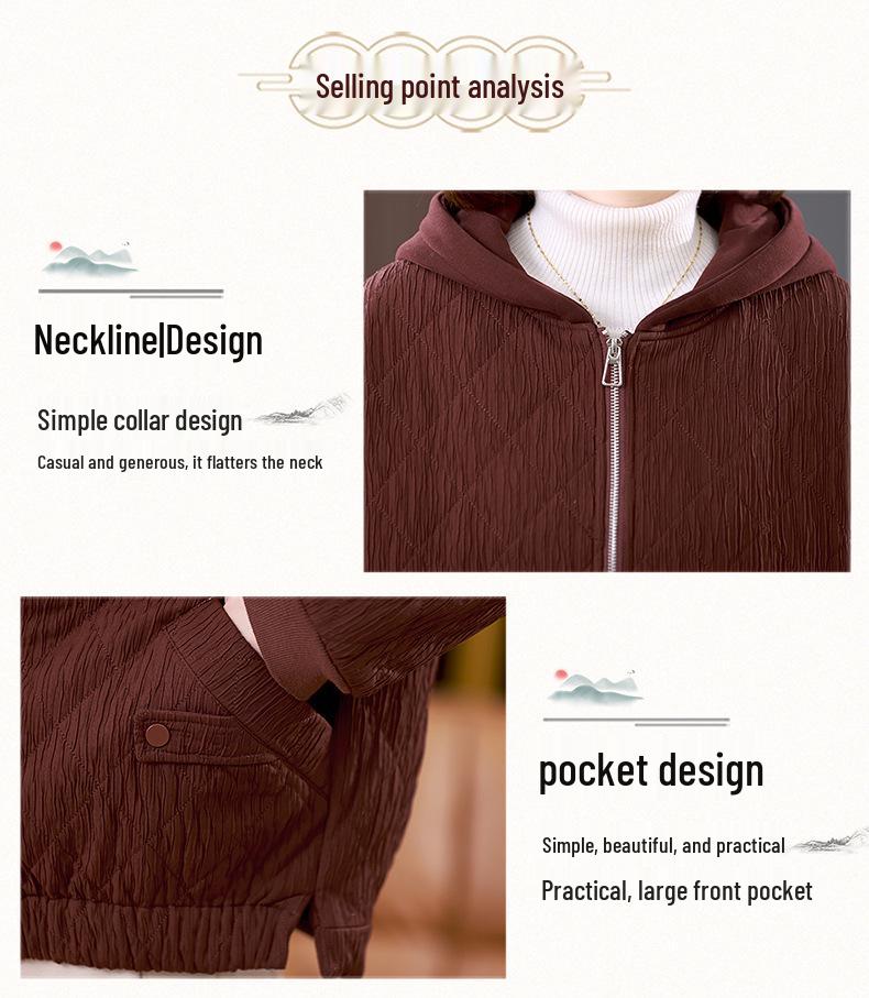 Women's Cotton-Padded Coat: 2024 Autumn/Winter Loose Fit, Plus Size, Short, Thickened, Warm Outerwear.