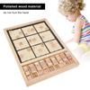 Children Wooden Number Puzzle Toy Board Game Kid Intelligence Logical Development Educational Toy