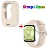 Silicone Watch Strap + Protective Case For Huawei Watch Fit 3 Watchband Bracelet Band Correa Screen Protector Cover Shell