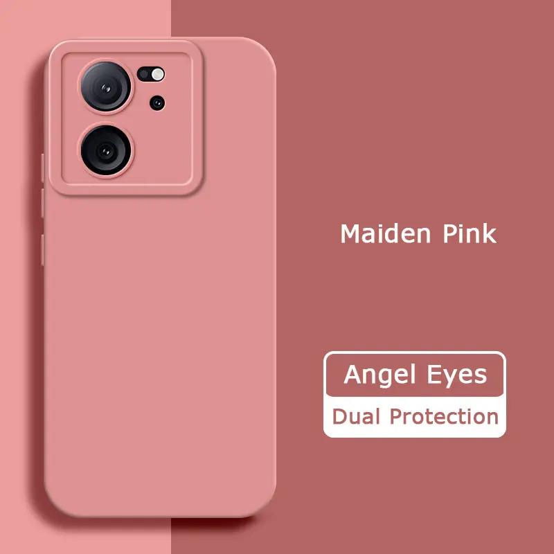 Pouzdro Angel Eyes z tekutého silikonu pro Xiaomi 13 13T Pro Ultra Lite Měkký nárazuvzdorný kryt na telefon Xiaomi13 13Pro 13Ultra 13Lite Funda