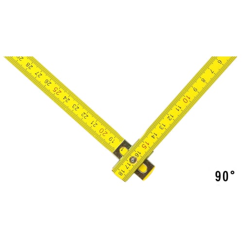 Niigata Seiki SK Wooden Folding Ruler, 1m, WFR-100C