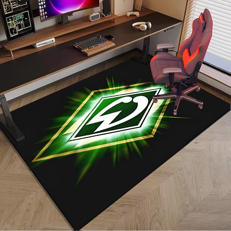 Werder Bremen football Area Rug Office rug, Chair Rug, Decor Carpet Livingroom bedroom Mat, Large Size Fan gifts Christmas gifts