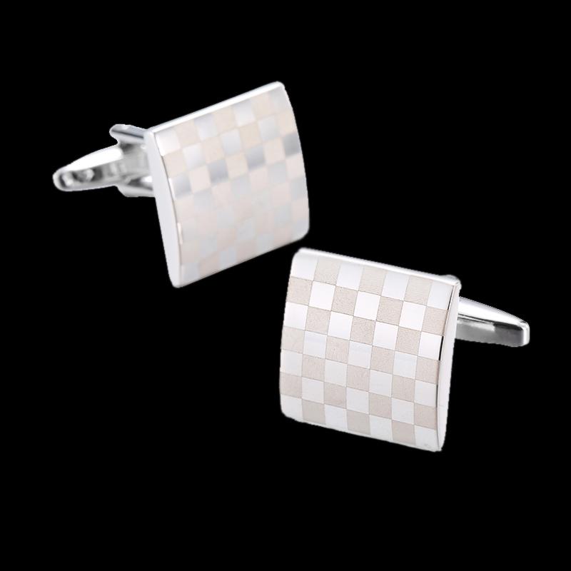 High Quality Novelty Cuff Links Copper Metal Laser Engraving Cufflinks Mans French Suit Accessories Jewellery