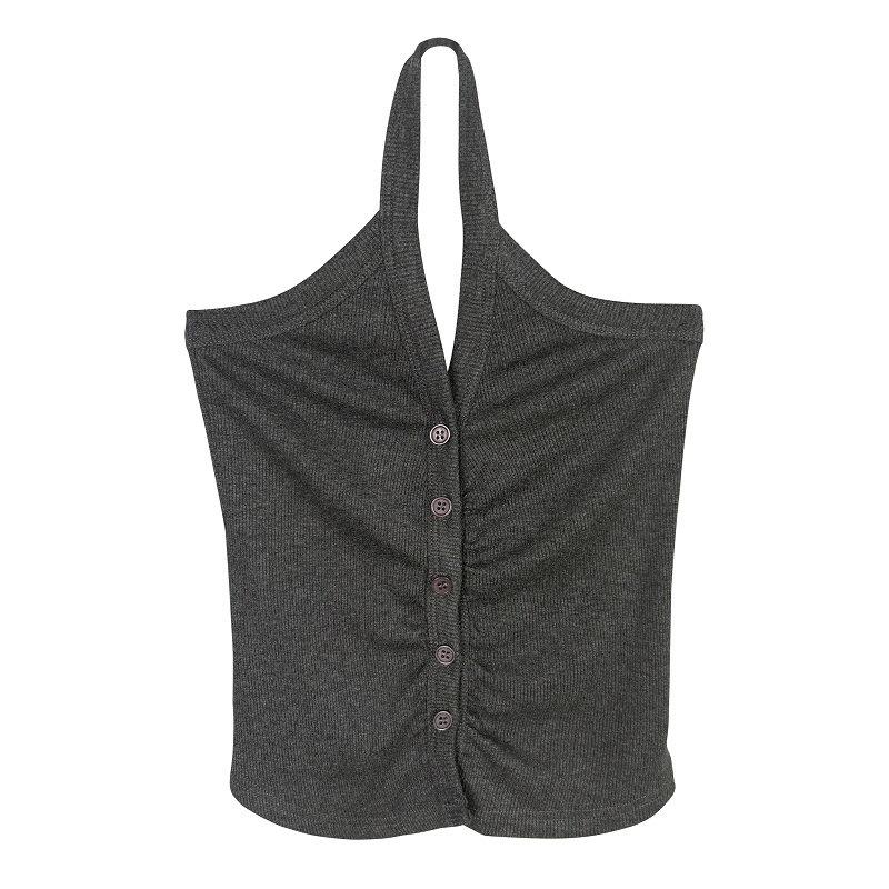 Korean Dongdaemun Slimming Sexy Halter Tank Top for Women