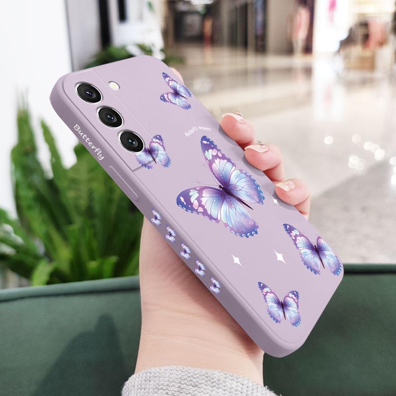 

Dream Butterfly Phone Case For Samsung Galaxy A37 A57 Liquid Silicone Cover Samsung A57