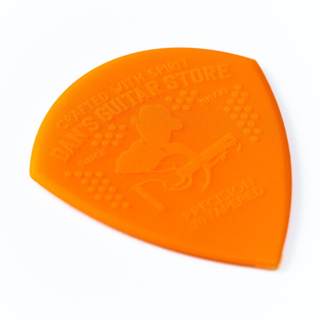 Dan's Guitar Store Precision Guitar Pick Tapered - These 10 Adjustable Thickness Double-bevel Extra-grip Guitar Picks Feature Flexible Picking Ends