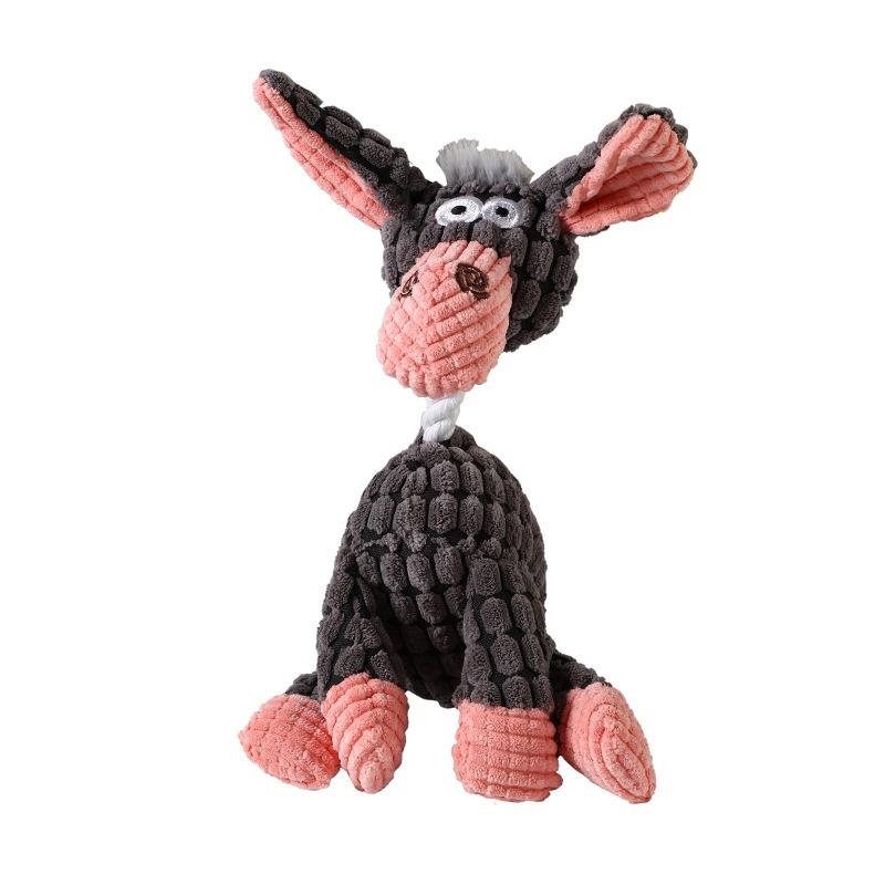 Durable Plush Donkey Dog Toy Interactive And Fun For Your Pet Wholesale Available
