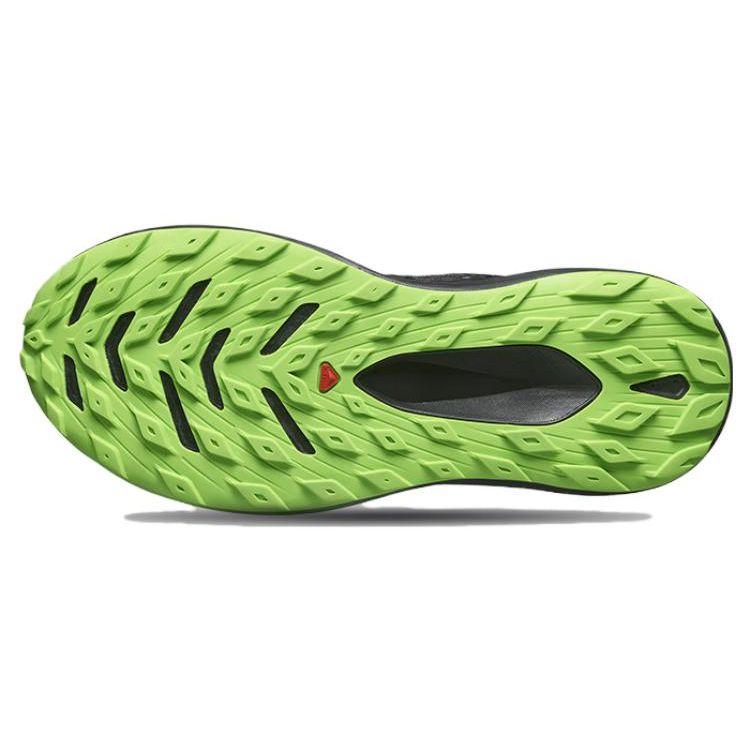 SALOMON Glide Max Non-Slip Wear-Resistant Shock Absorbing Breathable Low-Top Outdoor Functional Shoes Men Shoes Black Green 473174