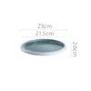 Creative Circular Ceramic Flat Plate Restaurant Service Plate Steak Plate Dessert Plates Sushi Plates Specialty Tableware