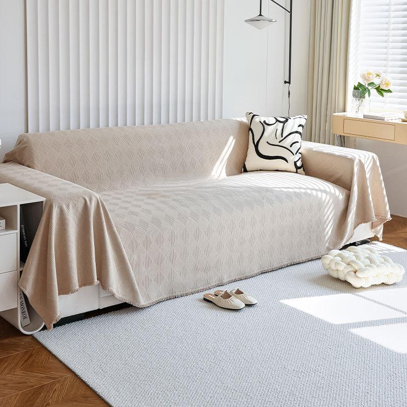 Pânză Husă Sofá Stil Japonez Husă Sofá Lux Ușor Prosop Sofá Universal Patru Anotimpuri Labă de Pisică All-Inclusive Husă Sofá Senzorială Înaltă