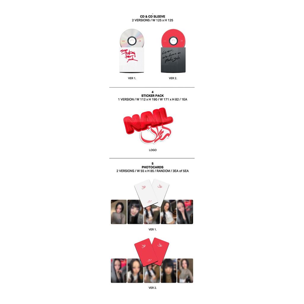 [pre-order] Yves 4th EP Album - NAIL (Deluxe Ver.)