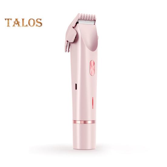 Doppelkopf-Elektrorasierer für Damen, wiederaufladbar über USB, wasserdicht, tragbar, für unterwegs, Gesicht, Körper, Bikinizone, Arme und Beine, Rasierer, Epilierer, Trimmer