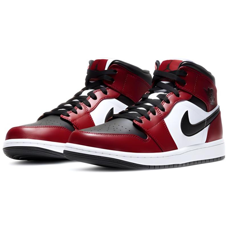 New JORDAN 1 Mid Chicago Toe 554724-069