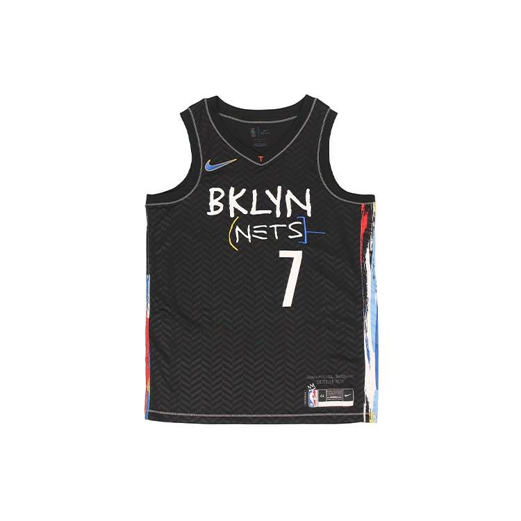 Nike MENS NBA City Edition Sports Basketball Vest SW Brooklyn Nets Durant 7 Black Men s CN1713-010 S