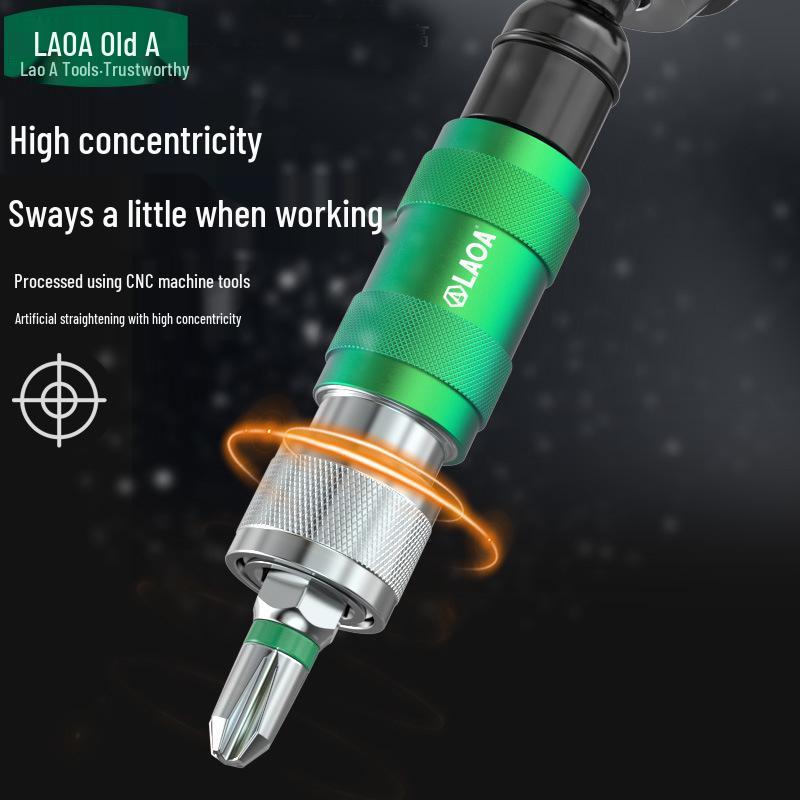 Universal Multi-Angle Bit Extension Adapter for Electric Screwdrivers
