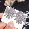 Fashion Copper Alloy Zircon Jewellery Drop Earrings For Women Wedding Party Gifts