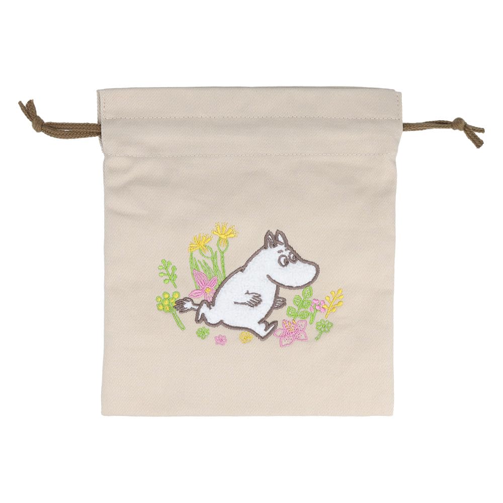 

Sunstar Stationery Moomin Sagara S2331497 Pouch, Embroidery, Spring/Summer Moomin,