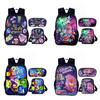 Inside Out 16inch School Backpack Set With Polyester Material For Kids And Teens