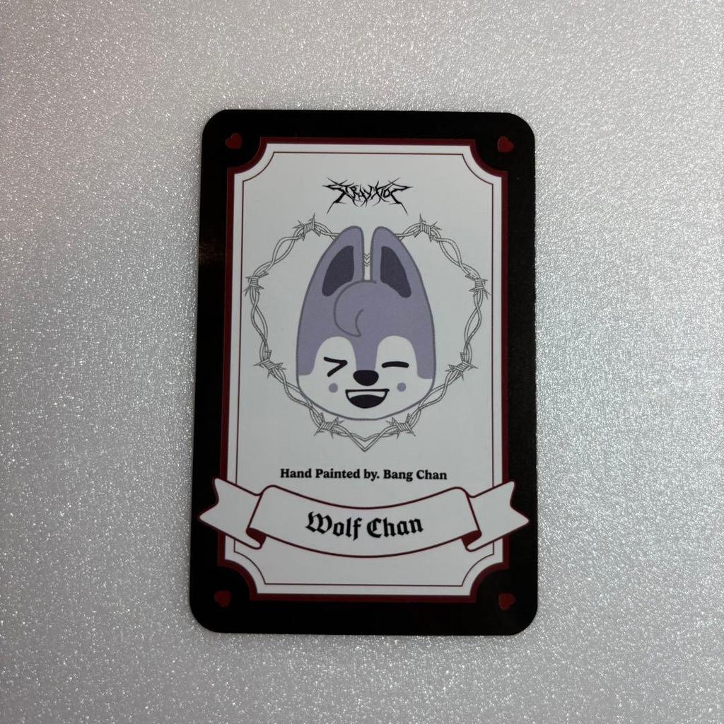 [USED] Stray Kids Bang Chan ATE CAFE Trading Card Cookie