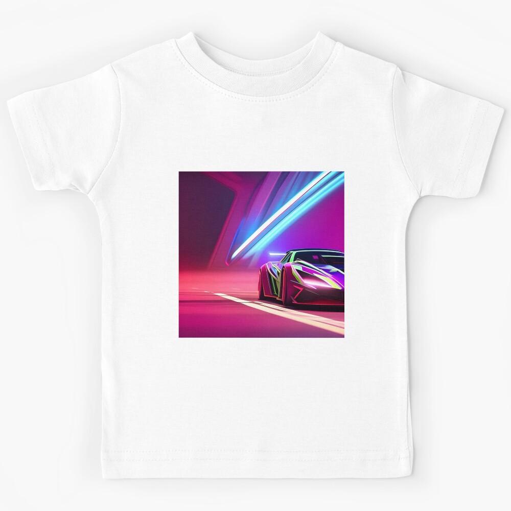 Synth City Racer Kids T-Shirt 150