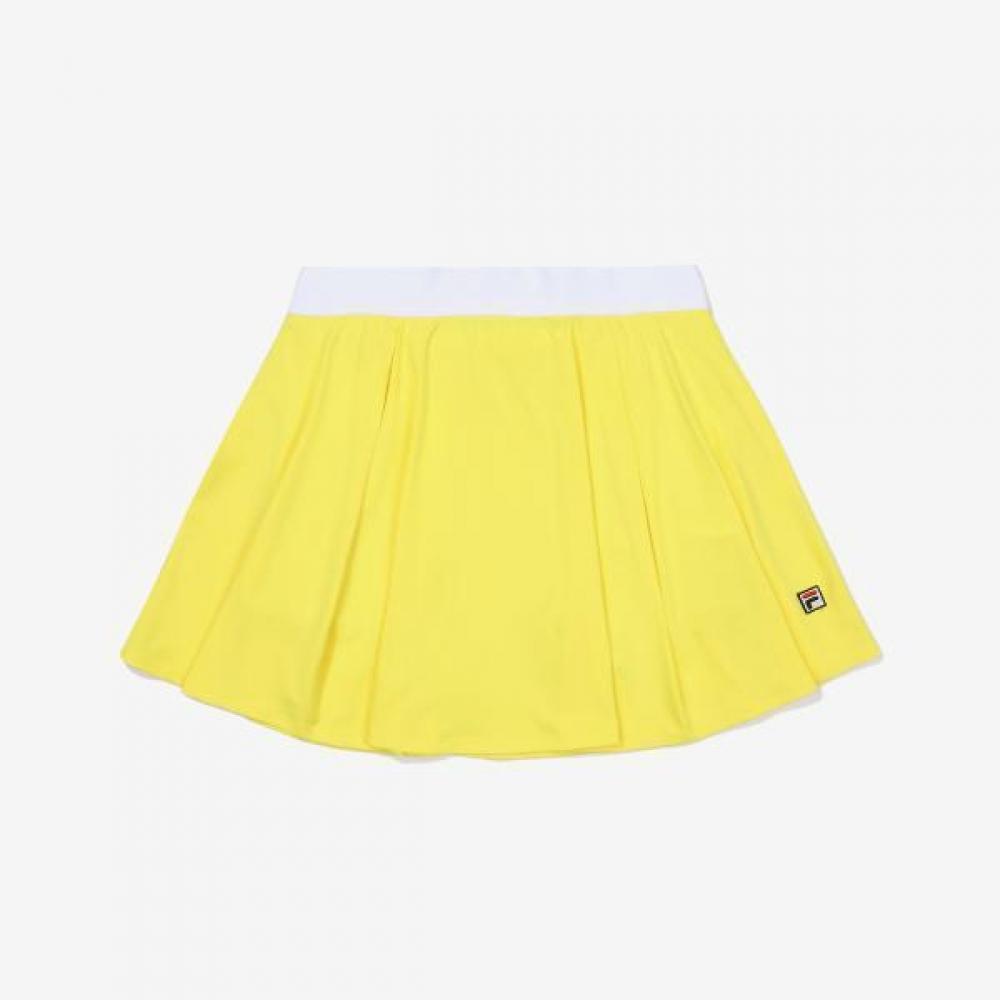 FilA A Line flAre Skirt yellow/075