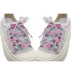 Organza Printed Transparent Shoe Laces For Sneakers Casual Shoes Universal Fit Breathable Lightweight Design