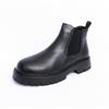 Retro British Style Men's High-top Martin Chelsea Boots - Large Size, Thick Sole, Versatile Workwear Design.