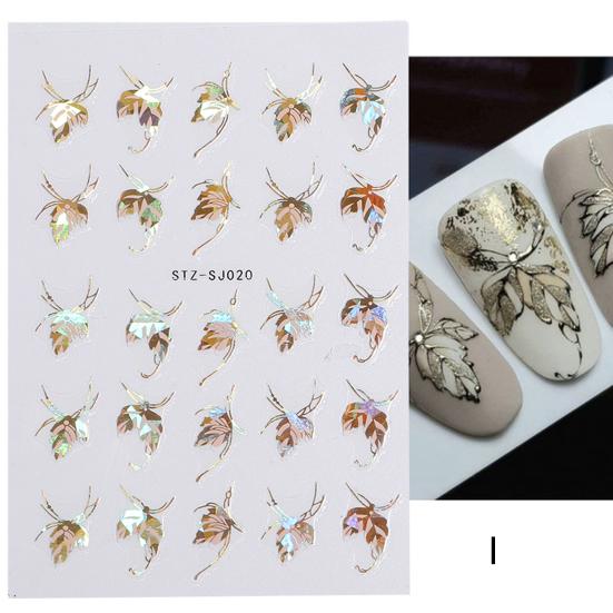 Nail Art Decal Self Adhesive Decorative No Odor Stylish DIY Manicure Sticker Slider Supplies