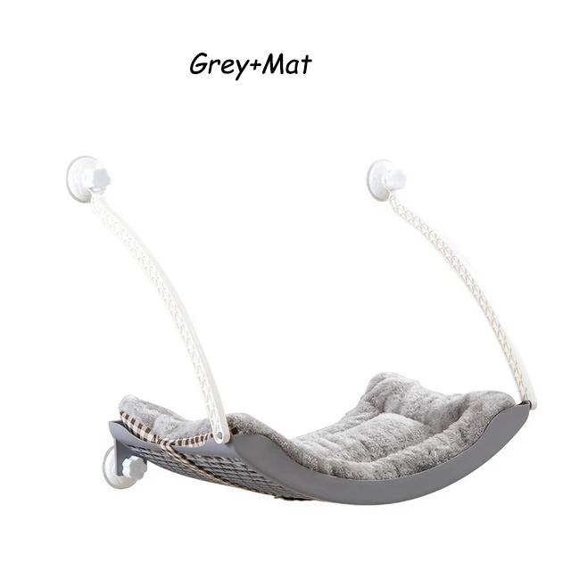 

Cat Hammock Balcony Windows Mount Sunny Seat Hanging Kittens Claw Sharpeners Hammock Suction Cup Pet Cats Climbing Lounger Mat