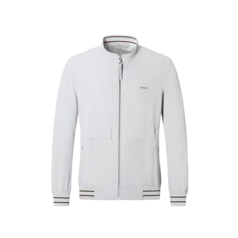 

SEPTWOLVES Men s Stand Collar Jacquard Pongee Jacket 1D1D50101001 3XL 185