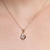 MAISON DE SHE 14K Gold Heart Apple Necklace