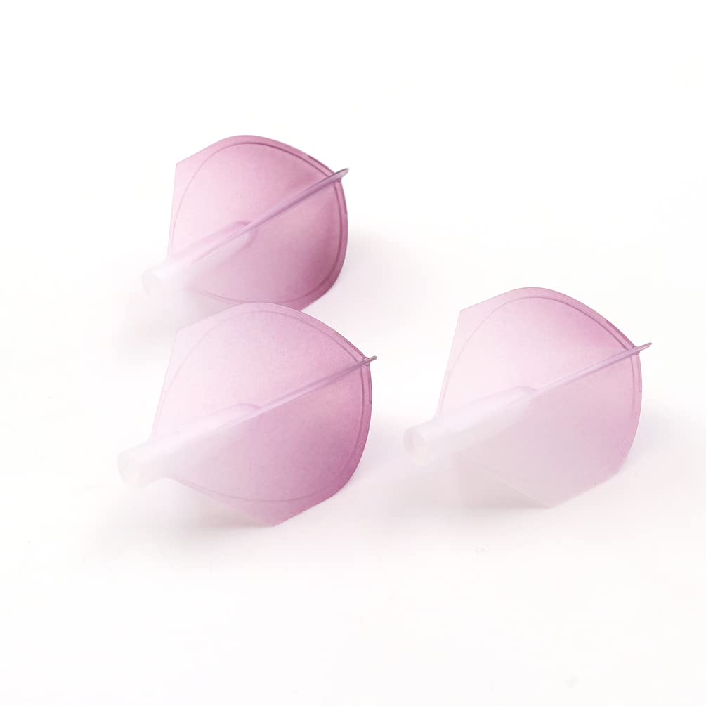 CUESOUL TERO System AK4 Shield with Gradient Dart Flights, Big Wing Shape, Light Purple (CS-AK4+4DPJB)