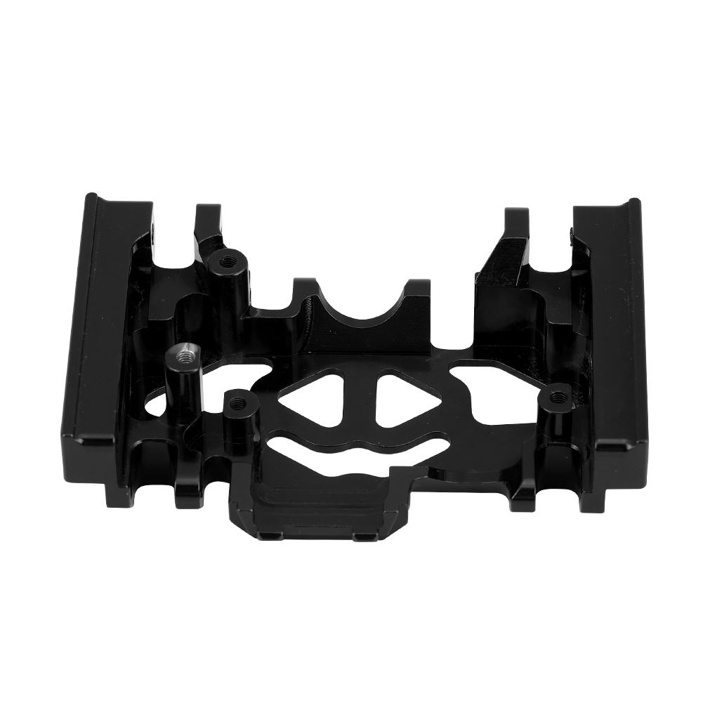 Aluminium Alloy Middle Gearbox Chassis RC Part for TRAXXAS TRX4 Land Rover Defender (Black)