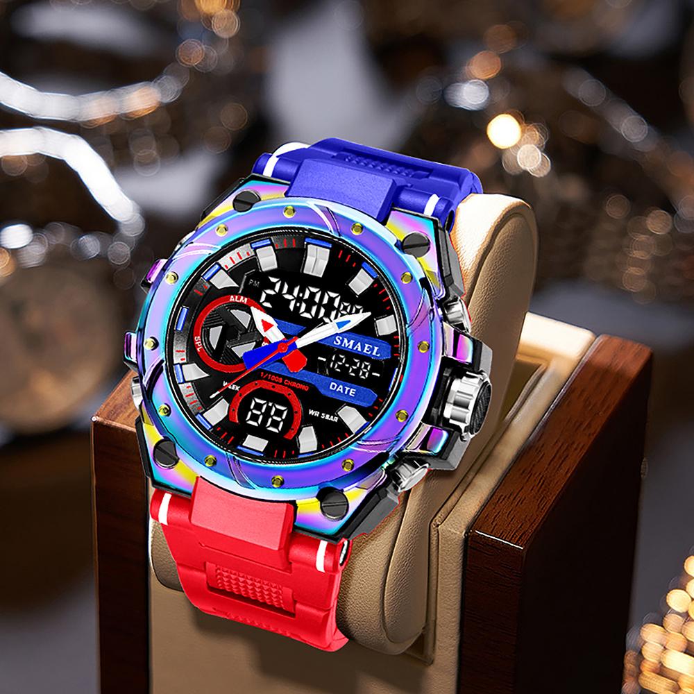 Armbanduhr Elektronisches Uhrwerk Armbanduhr Digital Stoppuhr