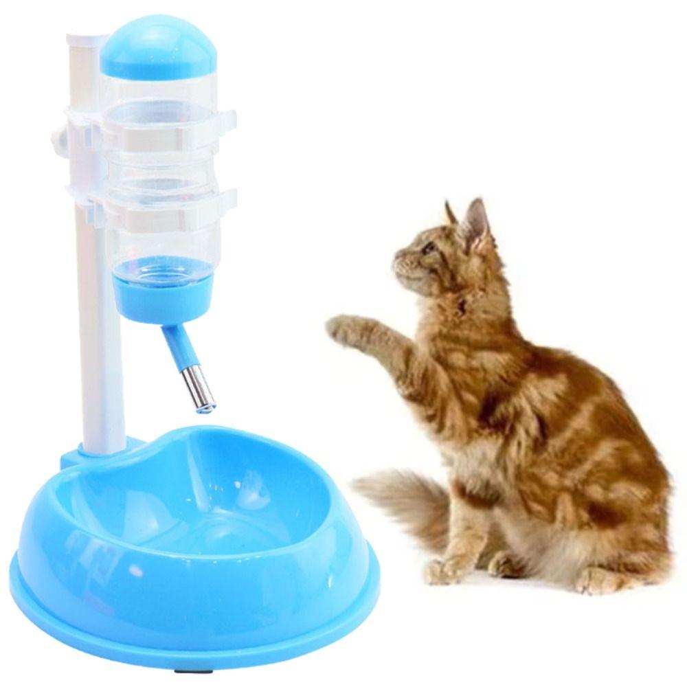 Liftable Pet Water Dispenser Hanging Kettle Pet Drinking Bottle with Stand  Small Dogs Cage