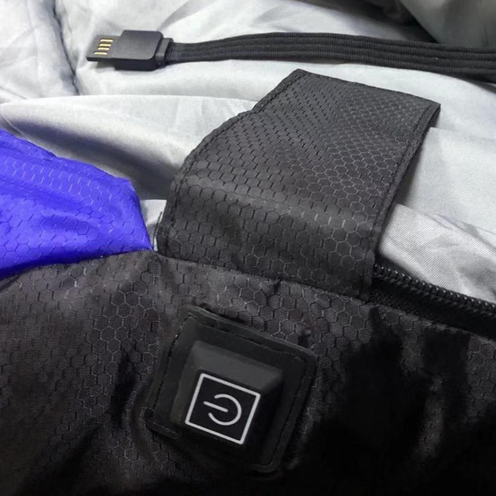 Compact Heated Sleeping Bag USB Winter Waterproof Warm Soft for Hiking