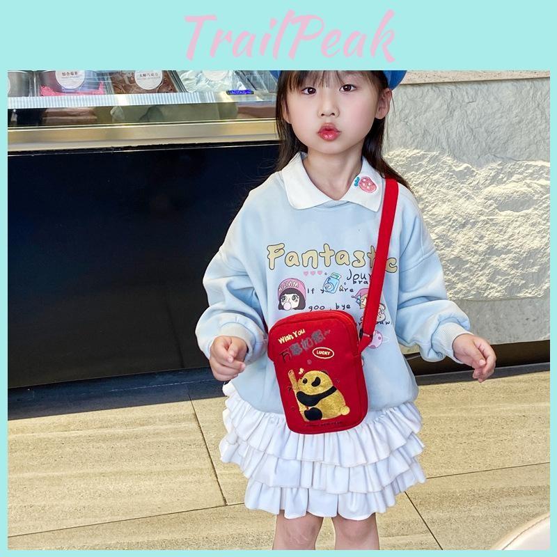 Mini Cute Canvas Panda Shoulder Bag For Kids Perfect For New Celebrations Year
