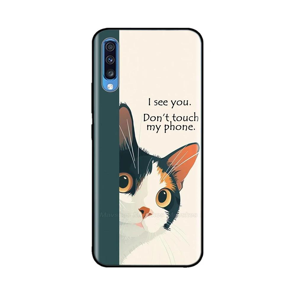 Cover For Samsung Galaxy A70 Soft Smooth Liquid Silicone Full Protection Anti Choc Bumper For Samsung A70 Case A 70 A705F Fundas
