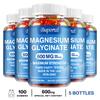 Buporai Magnesium Glycine Gummies, 600 mg per serving, gentle and easily absorbed, suitable for adults.
