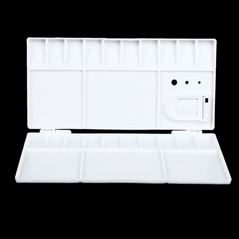 25Grid Folding Watercolor Palette Watercolor Paint Tray Box Pigment Box