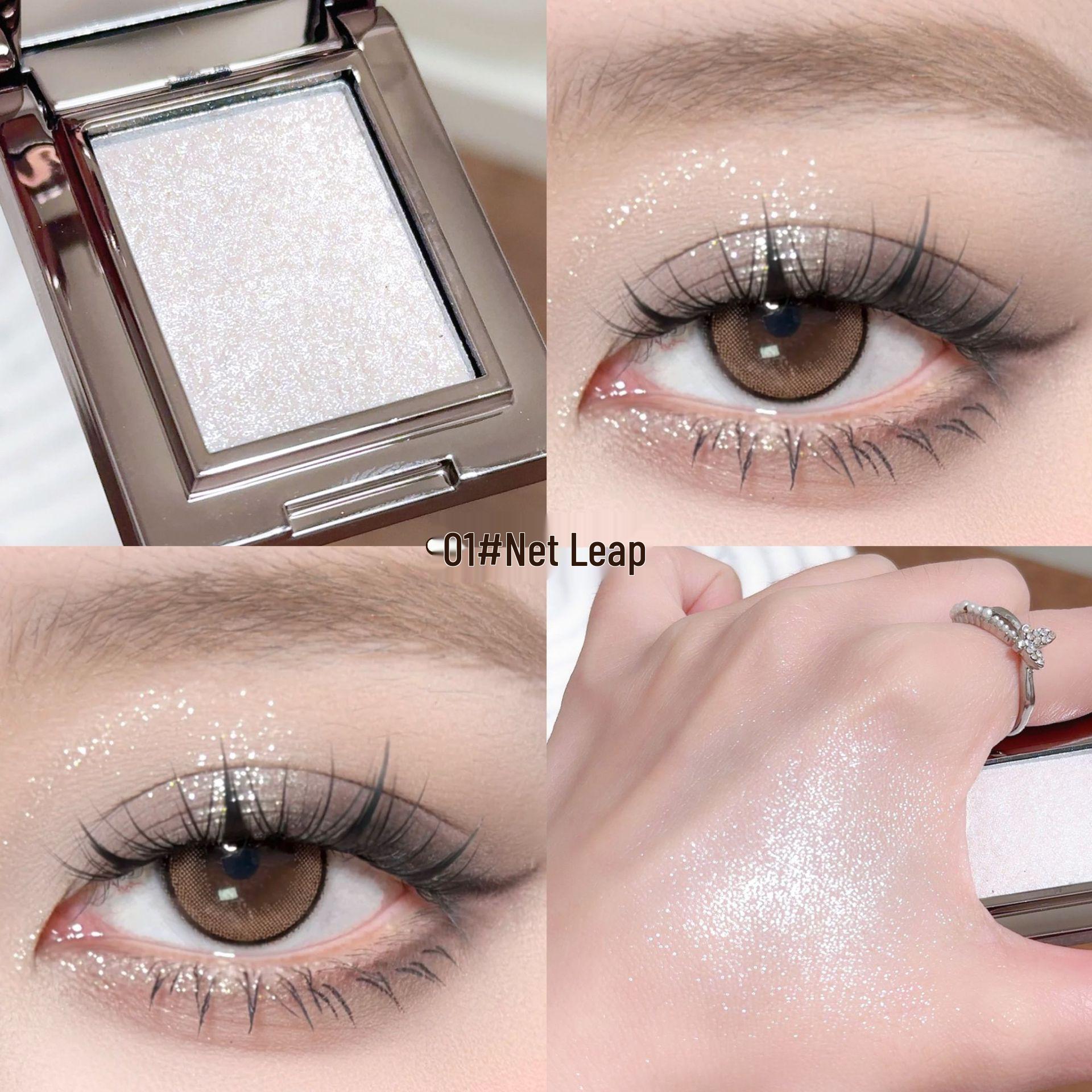 Палетка теней для век MYHO Crystal Pink Multi-use - Мерцающие, Дымчатые, Не осыпаются, Кремовый хайлайтер.