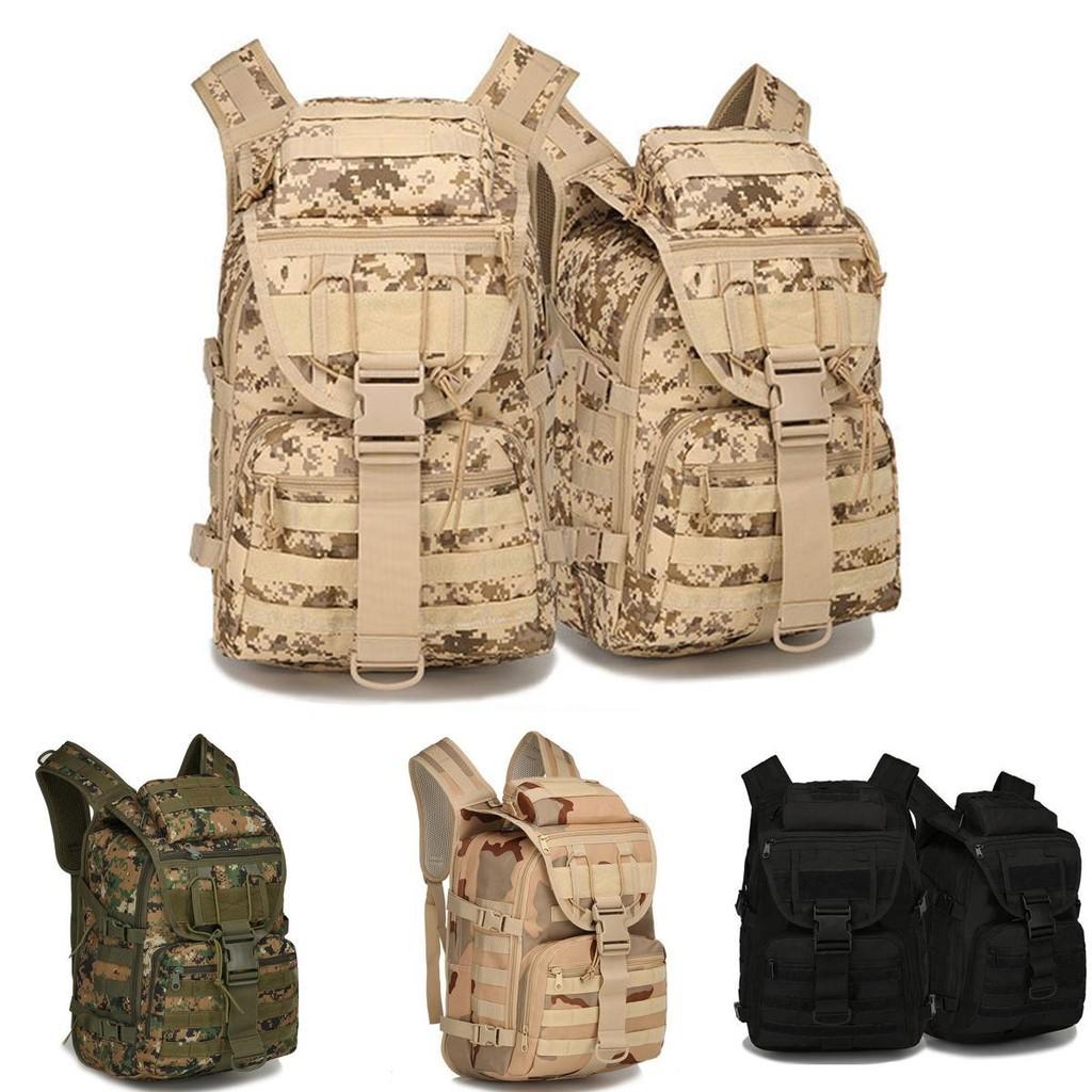 Durable 40l Outdoor Military Tactical Backpack With Adjustable Straps And Waist Protector