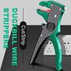 Duckbill Automatic Wire Stripping Pliers Wire Stripper Network Pliers for Flat Wire Duckbill Stripping Tool 0.2 to 6mm Range