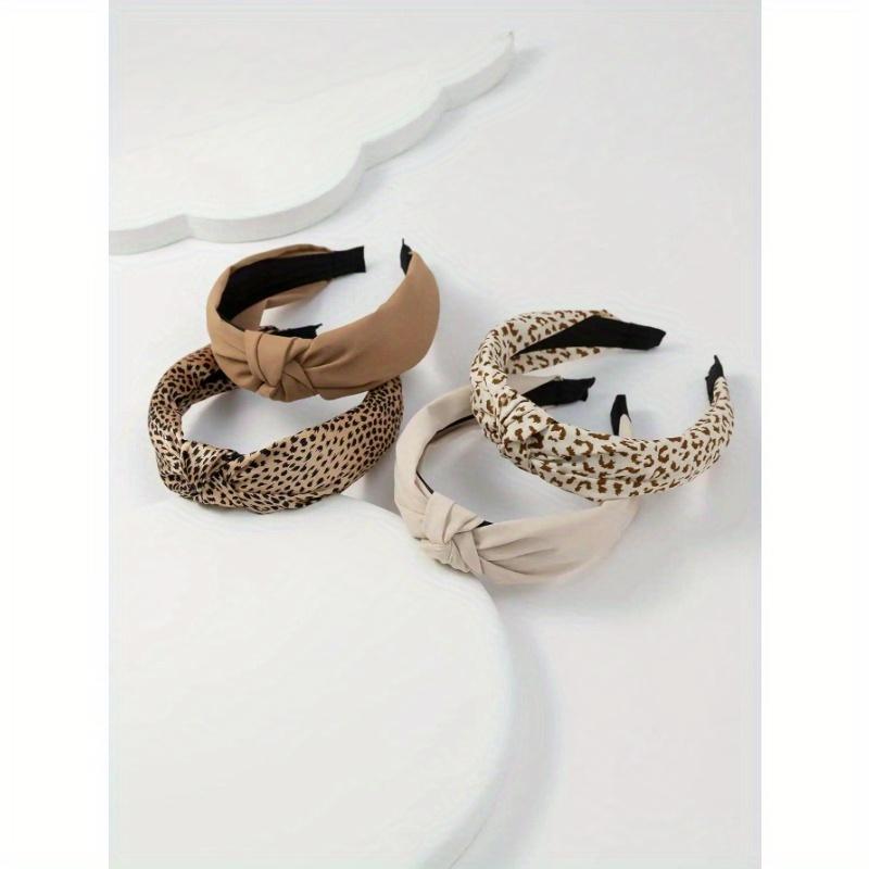 Women's Fabric Leopard Print Headwear, Hair Accessories, Hair Bands