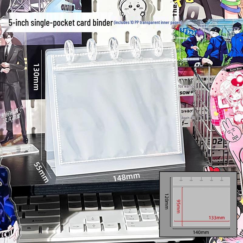 Limited-Time Offer: 3-Inch Dual & Triple Pocket Transparent Photo Album with Desktop Display for Idol Cards