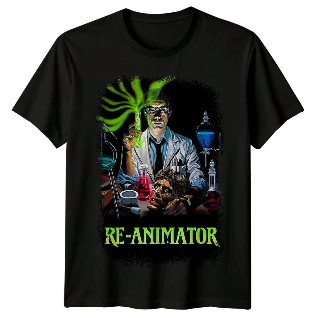 Re-Animator (1985) Movie Poster Inspired T-Shirt Retro 80s Tee Unisex