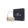 Coach Grace 26 Flap Closure Crocodile Embossed Leather And Leather Shoulder Bag Women Shoulder Bag Ivory CE605-IMIVO